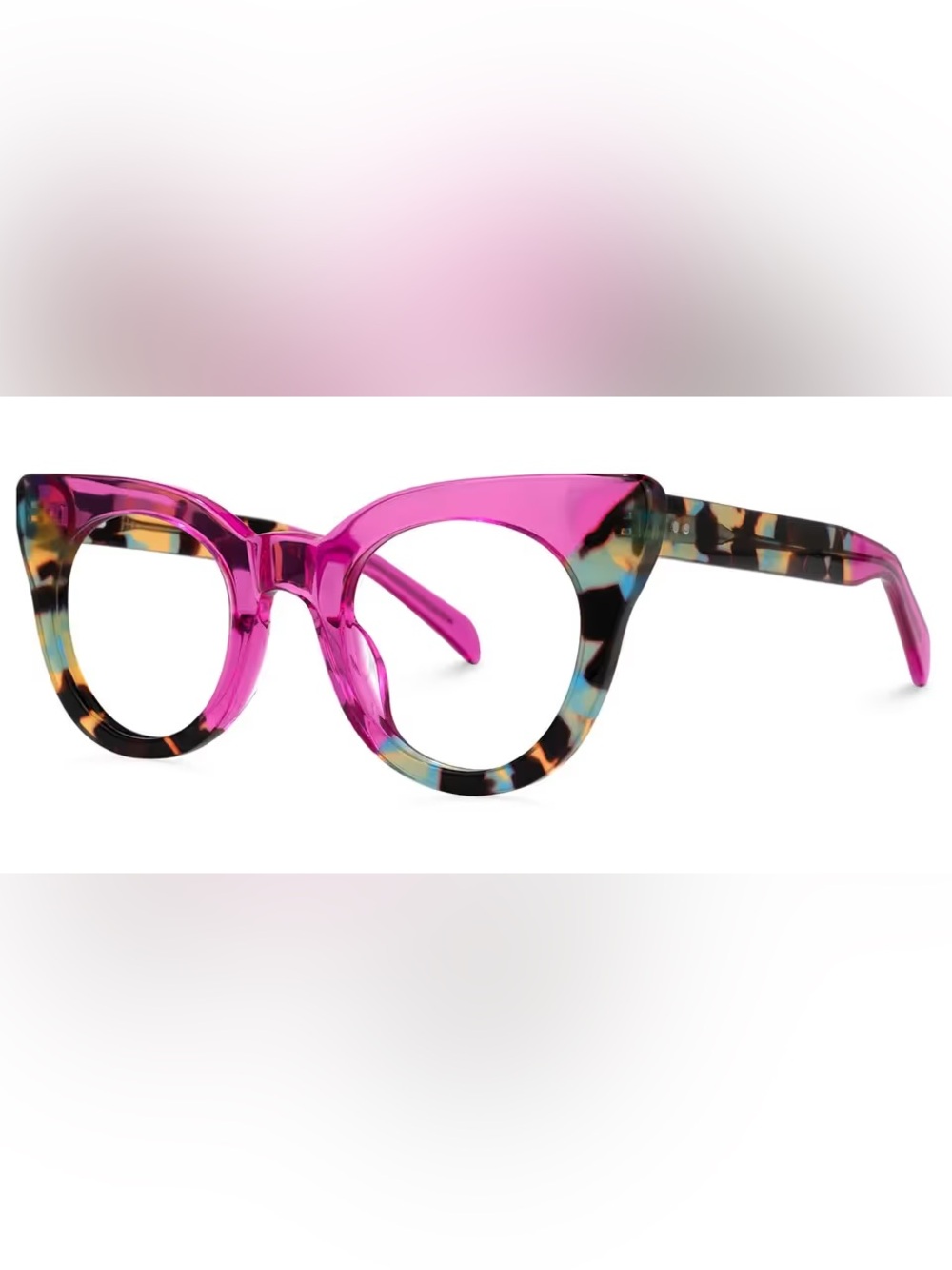 LIKE NEW Magenta Vooglam Geraldine eyeglass frames S
